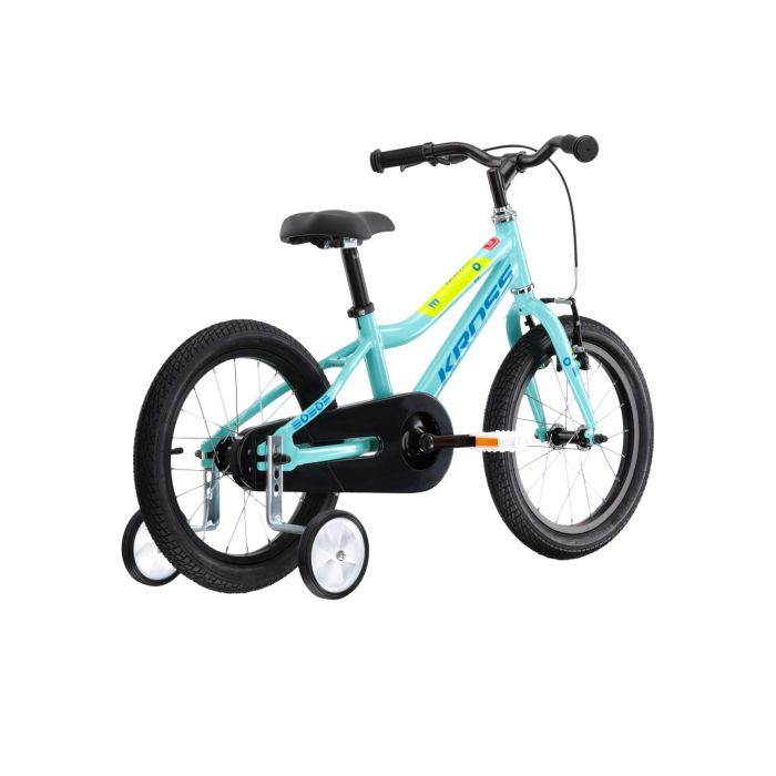 BICICLETA KROSS MINI 4.0 16" ACVAMARIN (ALBASTRU-LIME)