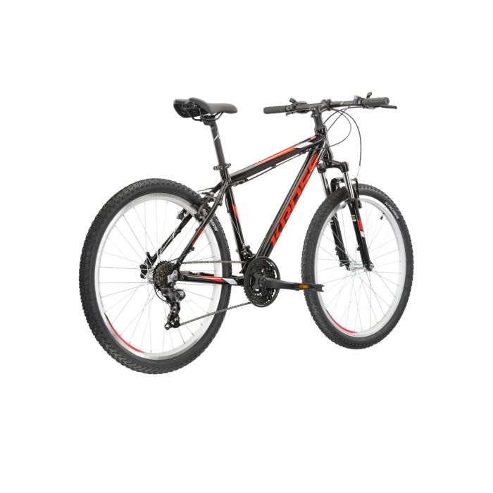 BICICLETA KROSS HEXAGON M/18" GRI/ROSU LUCIOS