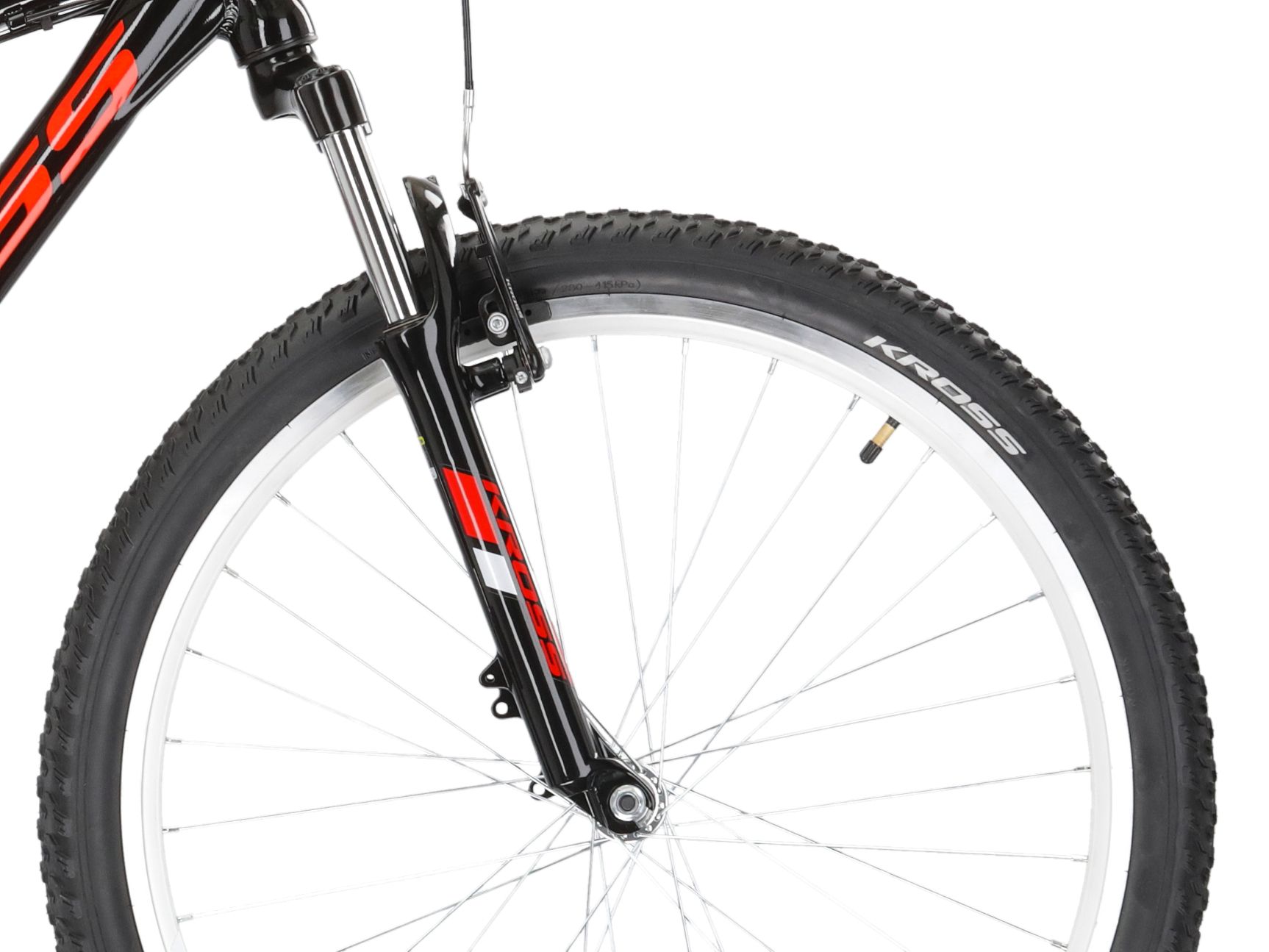 BICICLETA KROSS HEXAGON M/18" GRI/ROSU LUCIOS