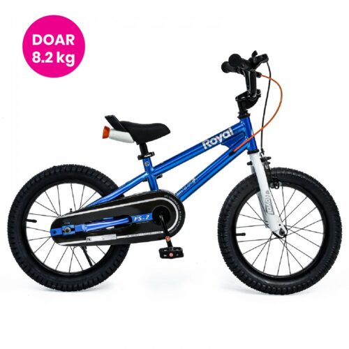 BICICLETA ROYALBABY FREESTYLE 7.0 14" ALBASTRU