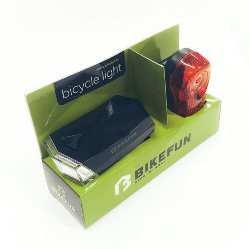 Far BIKEFUN SQUARE set F+S 4+3 LED - JY-585+JY-173T