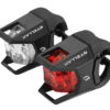 Lampă BIKEFUN STELLAR set F+S negru - JY-3005