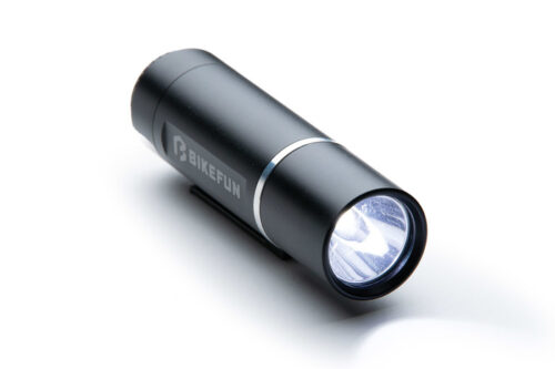 Far BIKEFUN SOLAR 3 faţă 1W LED alb, 2 funcţii - JY-246-3W