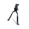 Picior sprijin BIKEFUN dublu cu montare la mijloc negru CL-KA54-BLK