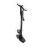Pompă BIKEFUN SIROCCO atelier oțel, cu manometru, negru - GF-55E/BK