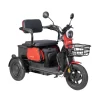 Triciclu Electric, Fara Permis, Motor 1000W, 2-3 locuri, APEC APM2 Rosu, Autonomie pana la 36 km, Omologat RAR