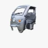 Cabina Triciclu Electric, Voltarom Hercules, Metal, Gri